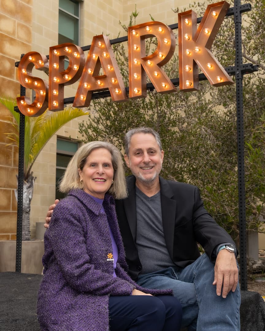 SPARK donors Barbara Donnell and Joshua Nelson