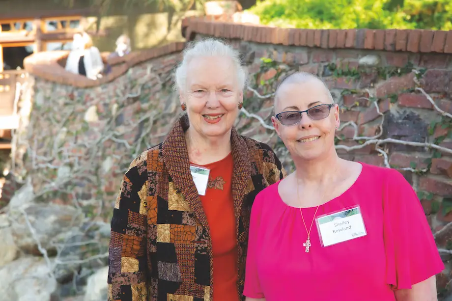 Photo portrait of Eleanor Mosca with Shelley Rowland