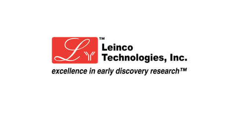 Leinco Technologies logo. Tagline reads "excellence in early discovery research."